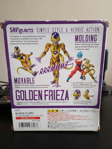Bandai Dragon Ball Z S.H. Figuarts Golden Frieza Action Figure Resurrection of F - Dragon Ball Z Resurrection "F" - #