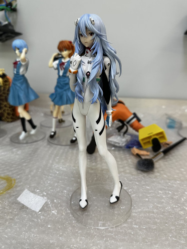 Bandai ichiban kuji- Evangelion - Rei Ayanami Long Hair Ver Prize E Neon Genesis Evangelion # - Produto Original