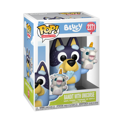Funko Pop Bandit With Unicorse-Bluey-2371