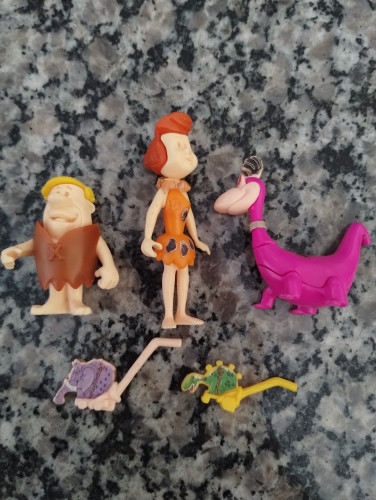 Action Figures Barney Rubble - Wilma Flintstones  - Dino-The Flintstones-