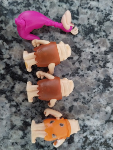 Action Figures Barney Rubble - Wilma Flintstones  - Dino - The Flintstones - #