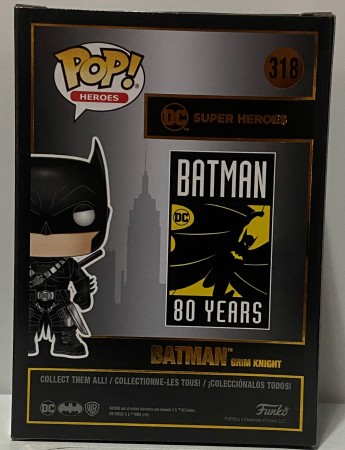 Funko Pop Batman Grim Knight - Exclusivo Hot Topic - Batman 80th - #318
