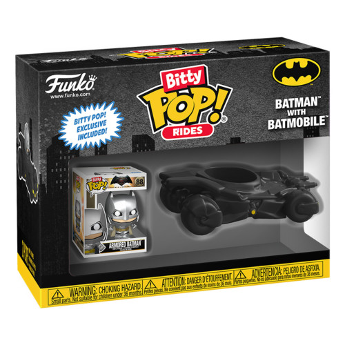 Batman with Batmobile Funko Bitty Pop-DC Batman-83621