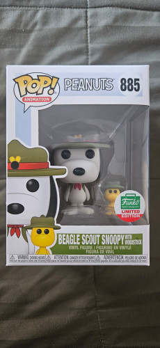 Funko Pop Beagle Scout Snoopy with Woodstock-Snoopy-885