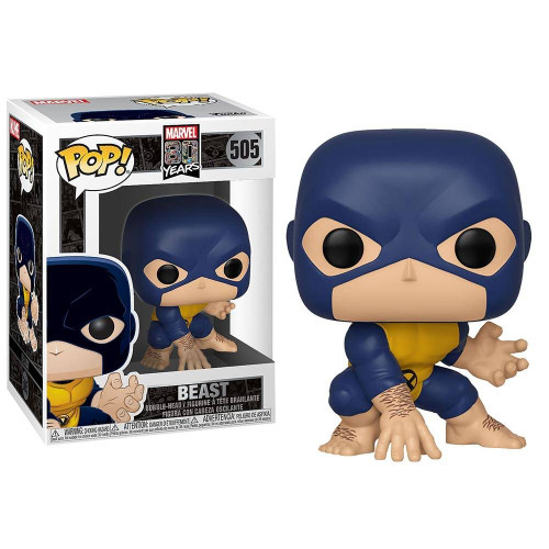 Beast #505 Fera - 80 Years - Funko Pop! Marvel X-Men #505 - Produto Original