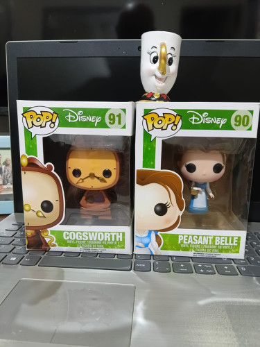 Belle + cogsworth+BRINDE Belle And Best #90 - Produto Original