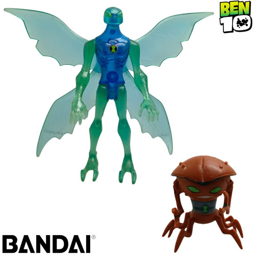 Action Figures Ben 10 - Friagem e Artópode Bandai (cód 177)-Ben 10-