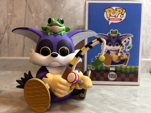 Funko Pop Big The Cat With Froggy - Games - - Sonic The Hedgehog - #1058