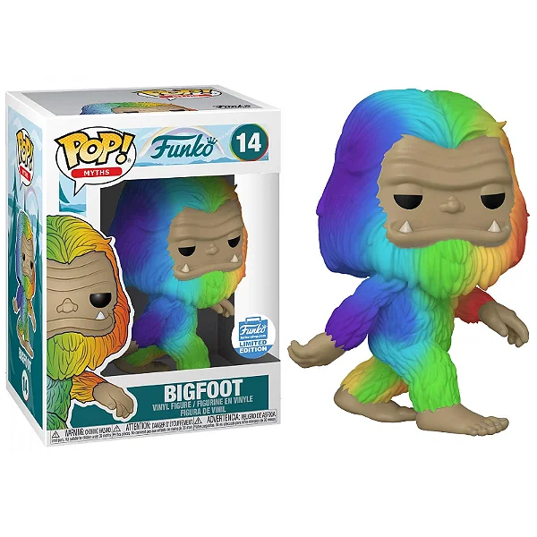 Bigfoot Rainbow Funko Limited Edition Pop! Myths #14 - Produto Original