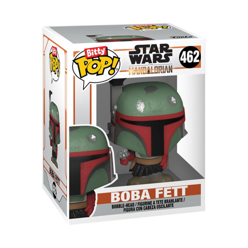 Bitty Pop! Bobba Fett Star Wars The Mandalorian #462 - Produto Original