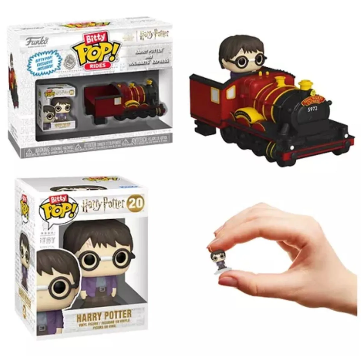 Bitty Pop! Harry com Expresso de Hogwarts-Harry Poter-1