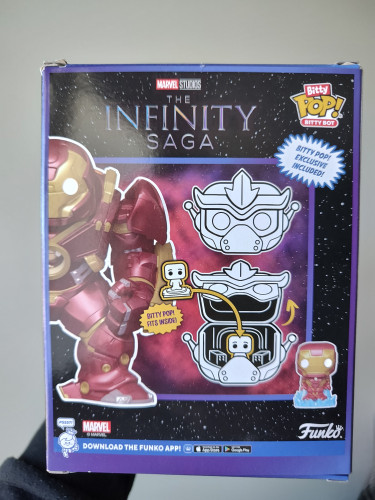 Bitty Pop Bitty Bot HULKBUSTER WITH IRON MAN - The Infinity Saga - #1