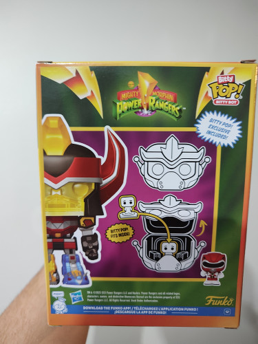 Bitty Pop Bitty Bot MEGAZORD WITH RED RANGER - Power Rangers 25th - #0
