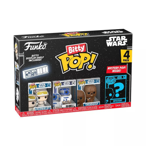 Bitty Pop Star Wars Luke Skywalker, R2-D2, Chewbacca-Stars Wars-0