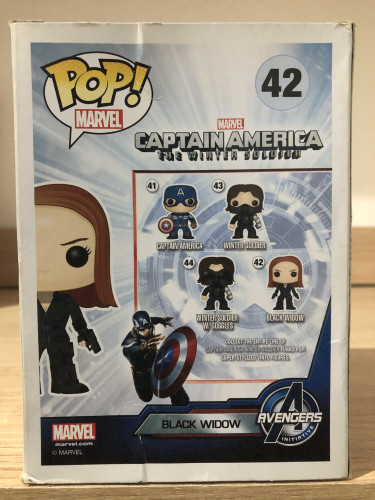 Funko Pop Black Widow Viúva Negra - Marvel Captain America Winter Soldier - #42