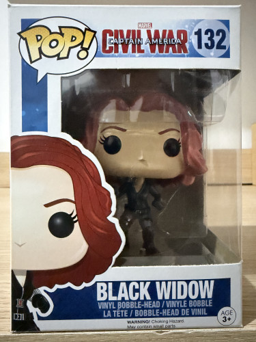 Black Widow Viúva Negra Disney Marvel Captain America Civil War #132 - Produto Original