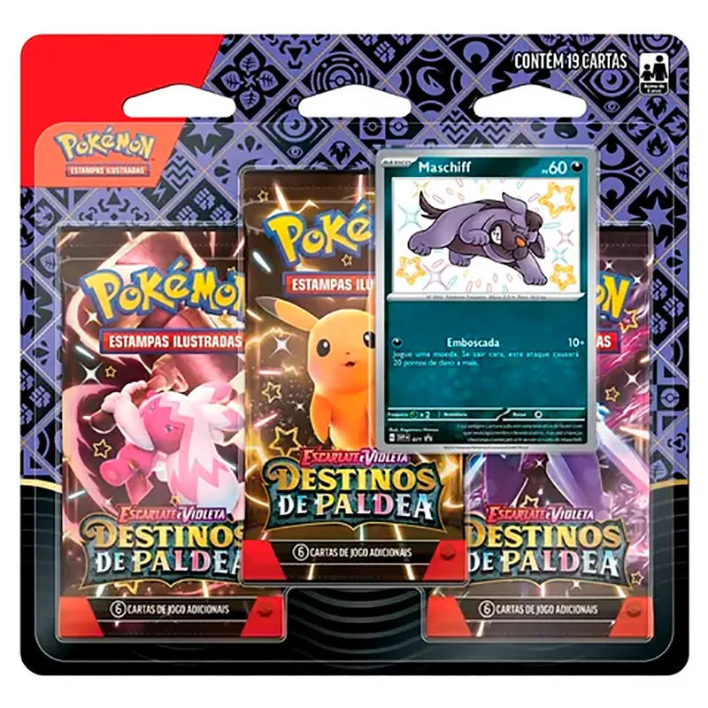 Blister Triplo Escarlate E Violeta Ev4.5 - Maschiff-Pokemon-