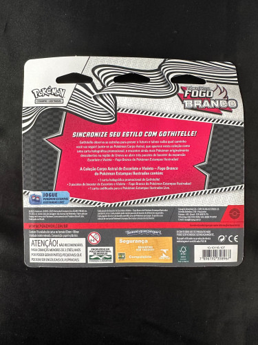 Blister Triplo Pokémon Ev10.5 Fogo Branco Gothielle - Pokemon - #