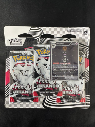 Blister Triplo Pokémon Ev10.5 Fogo Branco Gothielle - Pokemon - #