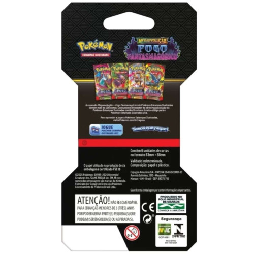  Pokemon Estampas Ilustradas # - Produto Original