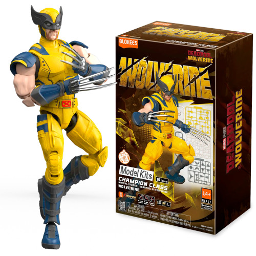 Blokees Marvel Studios - Deadpool & Wolverine - Wolverine Blokees # - Produto Original