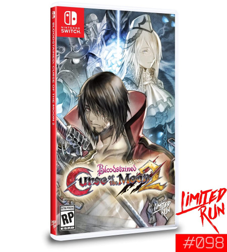 Bloodstained Curse Of The Moon 2 Limtied Run Switch Lacrado Mídia Física Americano-Nintendo Switch-
