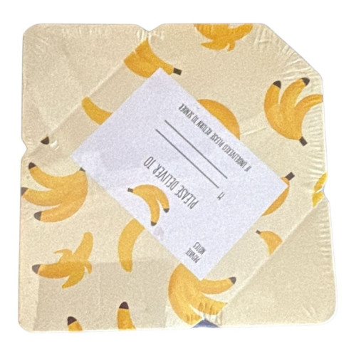 Bloquinho Autoadesivo Banana - 100 Folhas Banana # - Produto Original