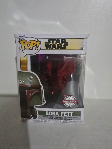 Funko Pop Boba Fett ( DETALHE NA CAIXA )-Star Wars-462