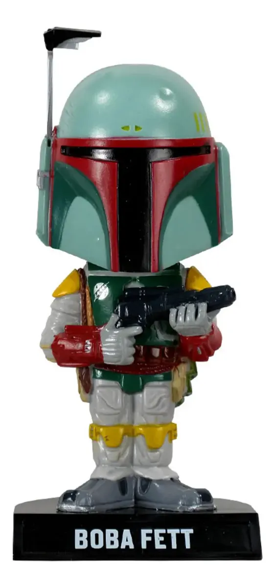 Boba Fett - Star Wars - Funko Wacky Wobbler Bobble Head Stars Wars #01 - Produto Original