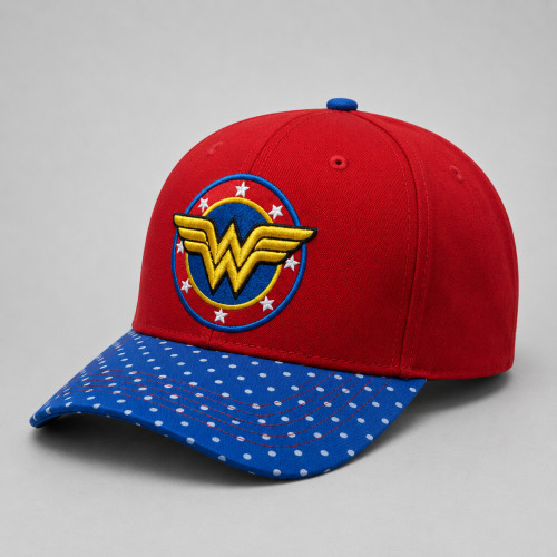 Boné Mulher-Maravilha com Logo Bordado Wonder Woman # - Produto Original