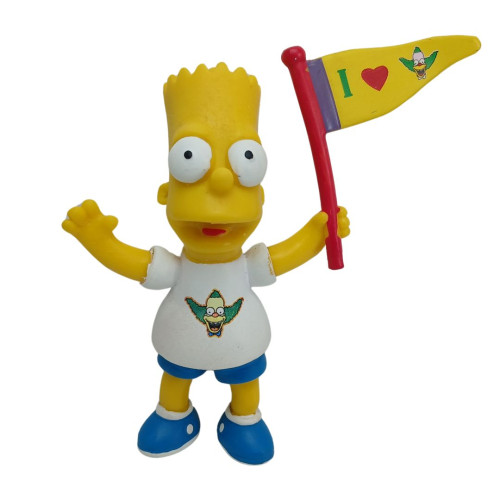 Action Figures Boneco Bart Simpson fã do Krusty (cód 136)-Os Simpsons-