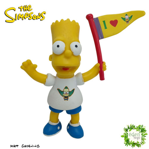 Action Figures Boneco Bart Simpson fã do Krusty (cód 136) - Os Simpsons - #