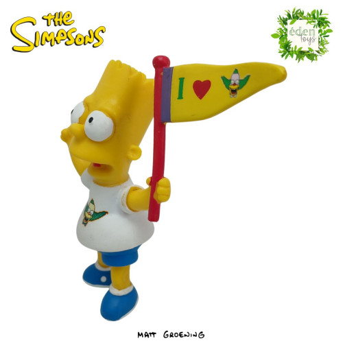 Action Figures Boneco Bart Simpson fã do Krusty (cód 136) - Os Simpsons - #