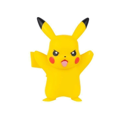 Boneco De Batalha Pikachu Pulando De 5Cm - Pokémon-Pokemon-
