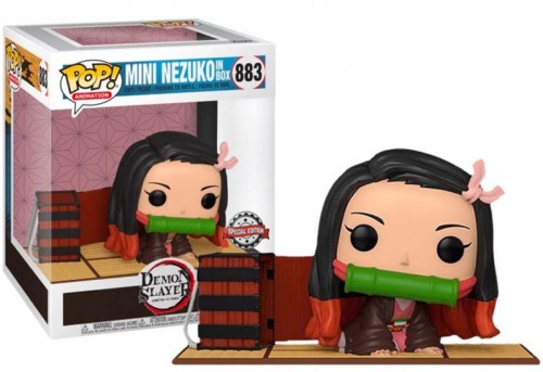 Funko POP! Demon Slayer – Figurine Nezuko Kamado Mini Dans Sa Boîte – 9,5 Cm – Collection Anime