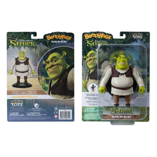 Action Figures Boneco Dreamworks Shrek Bendyfigs The Noble Collection Toys - Shrek - #