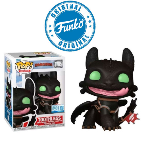 Boneco Dreamworks Dragons Toothless Banguela Special Edition Pop Funko 1785-Como Treinar Seu Dragão-1785