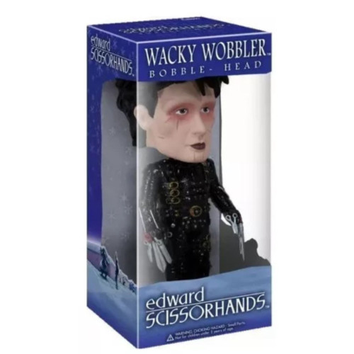 Boneco Edward Mãos De Tesoura Funko Wacky Wobbler - Edward Mãos De Tesoura - #0