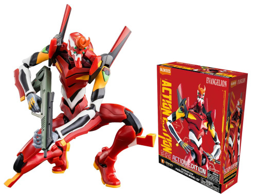 Boneco Evangelion Production Model-02 Action Edition Blokees Model Kit Neon Genesis Evangelion # - Produto Original