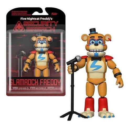 Action Figures Boneco Funko Glamrock Freddy - Five Nights At Freddy's - #