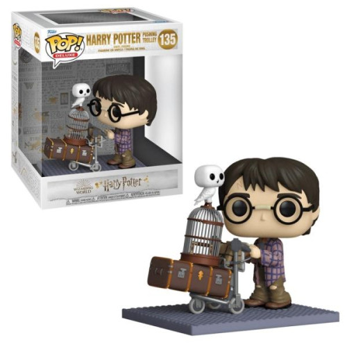 Boneco Funko Pop! Deluxe Harry Potter Empurrando Carrinho-Harry Potter-135