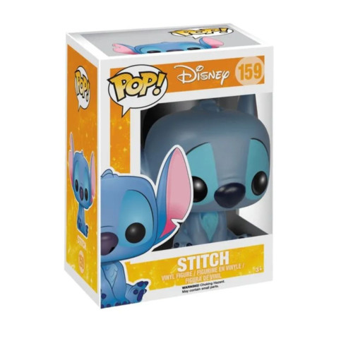 Boneco Funko Pop! Disney Lilo & Stitch - Stitch Sentado - Disney Lilo & Stitch - #159