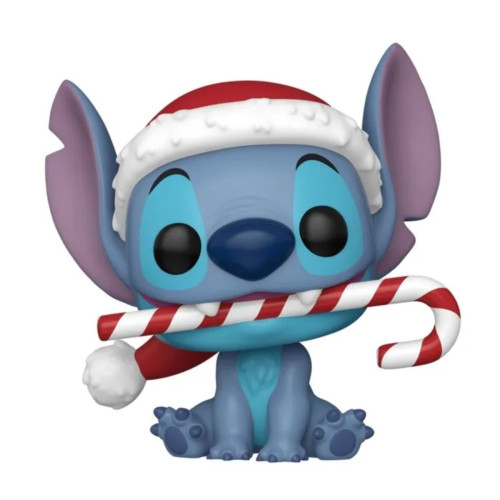 Boneco Funko Pop! Disney Lilo & Stitch - Stitch Com Bengala De Doce - Lilo E Stitch - #1502