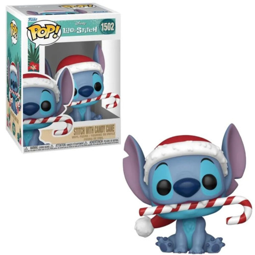 Boneco Funko Pop! Disney Lilo & Stitch - Stitch Com Bengala De Doce-Lilo E Stitch-1502