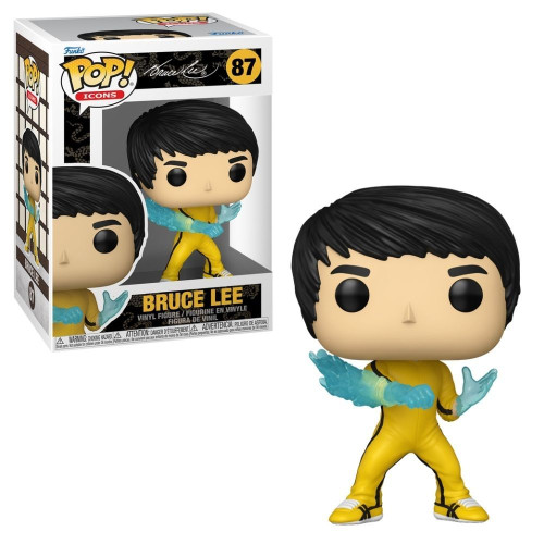 Boneco Funko Pop! Icons - Bruce Lee Be Water Icons #87 - Produto Original