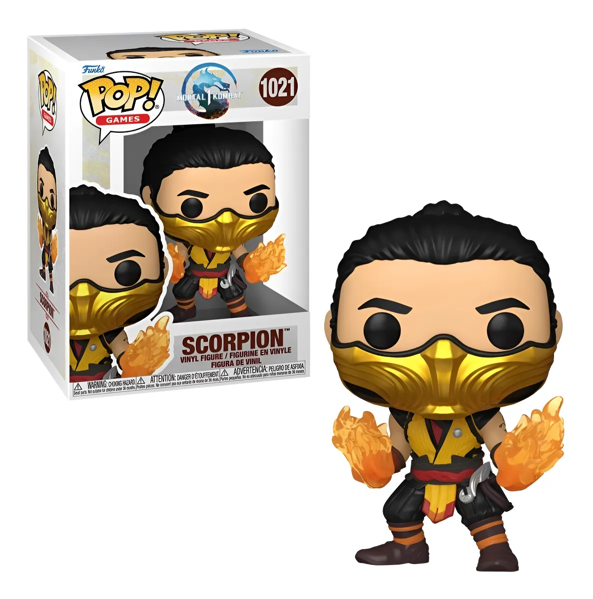 Boneco Funko Pop! Mortal Kombat - Scorpion 1021-Mortal Kombat-1021