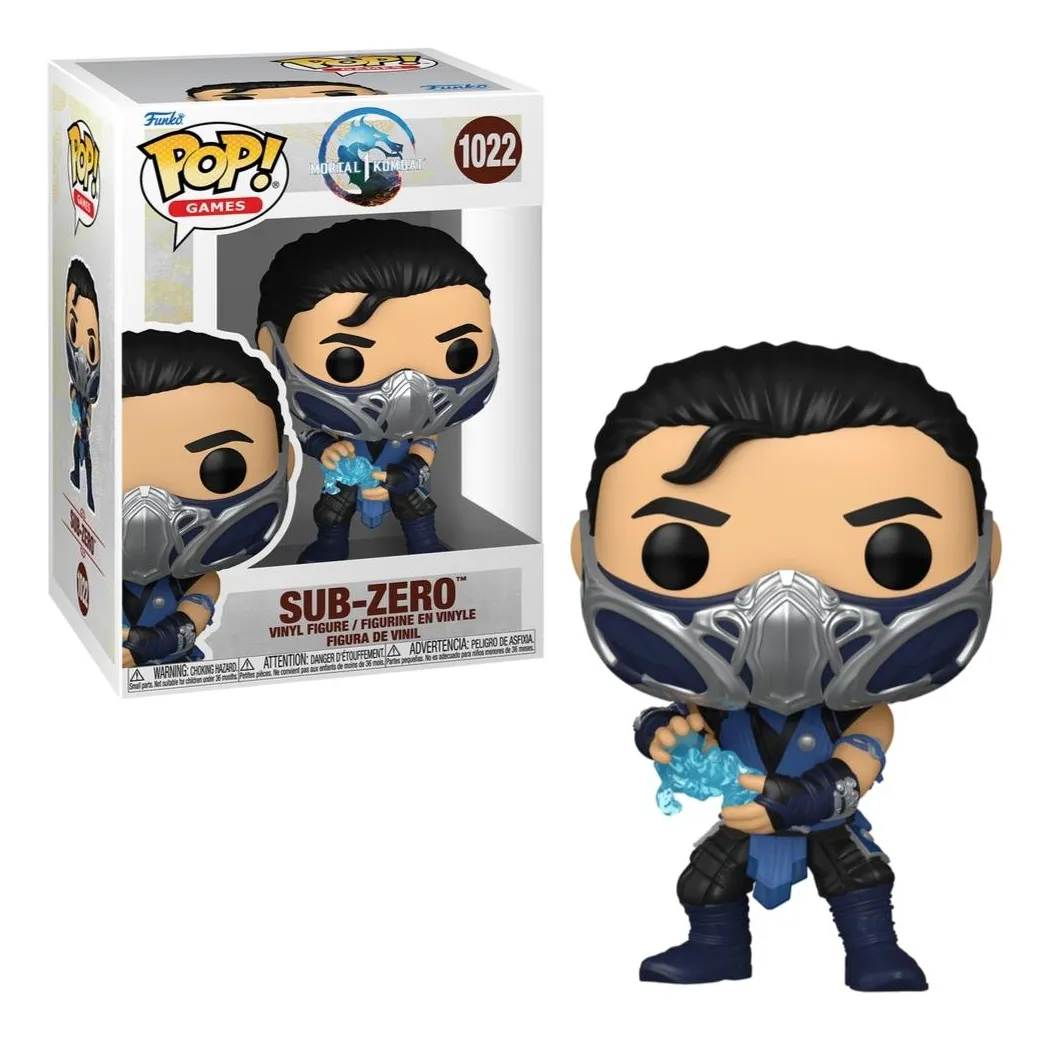 Boneco Funko Pop! Mortal Kombat - Sub-zero 1022-Mortal Kombat-1022