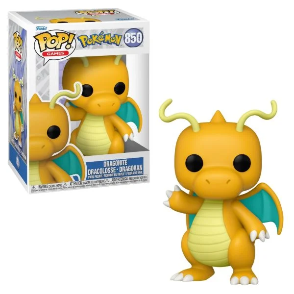 Boneco Funko Pop! Pokémon - Dragonite (Emea) Pokemon #850 - Produto Original