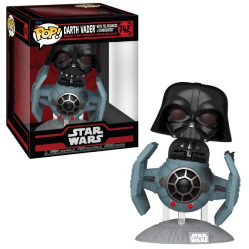 Boneco Funko Pop! Ride Star Wars - Darth Vader No Caça Tie Avançado X1-Star Wars-325450