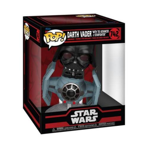 Boneco Funko Pop! Ride Star Wars - Darth Vader No Caça Tie Avançado X1 - Star Wars - #325450